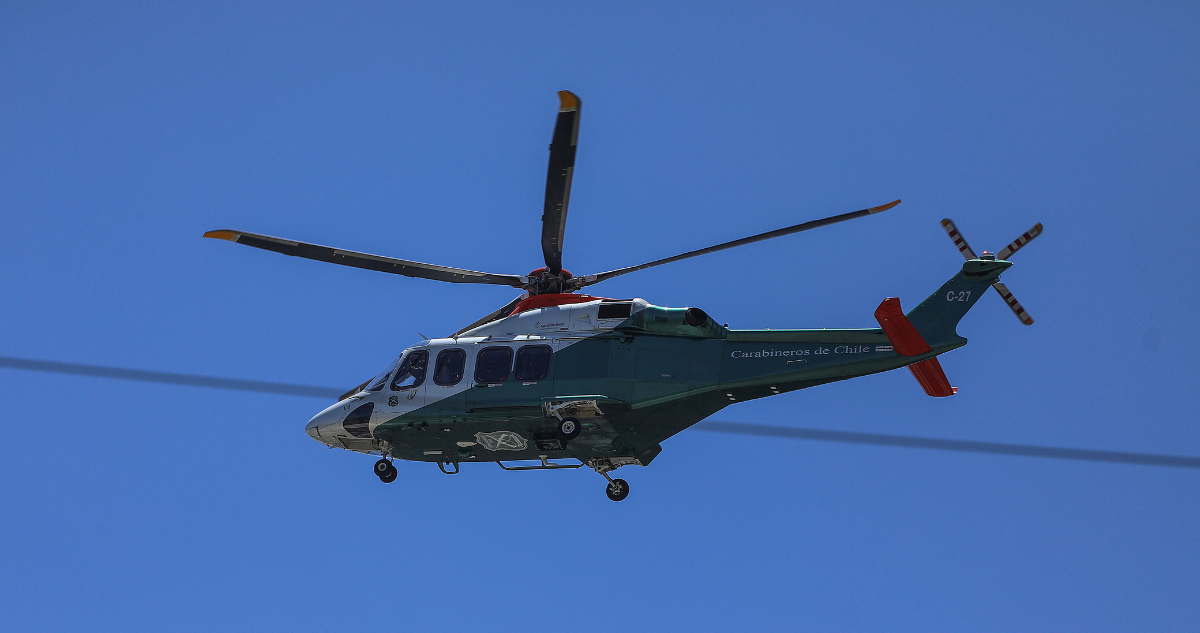 Helicóptero policial del Bío Bío lleva 5 meses fuera de servicio tras uso de sus aspas en La Araucanía