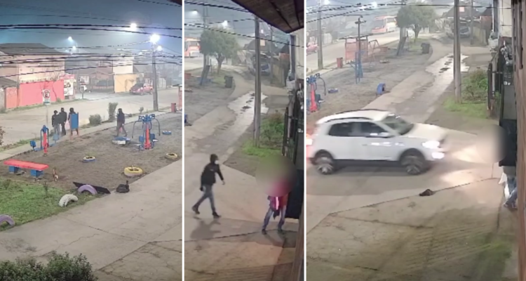 Captan violento portonazo en San Pedro de la Paz: vecinos acusan abandono de autoridades