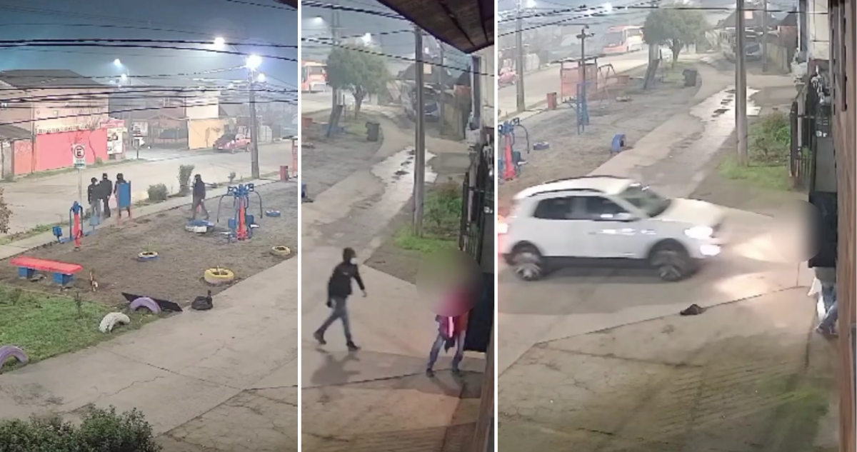 Captan violento portonazo en San Pedro de la Paz: vecinos acusan abandono de autoridades
