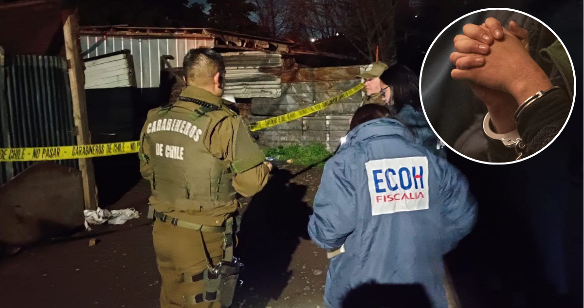 Amplían detención de hombre por asesinato de su amigo en Concepción: es el crimen número 40 en la zona