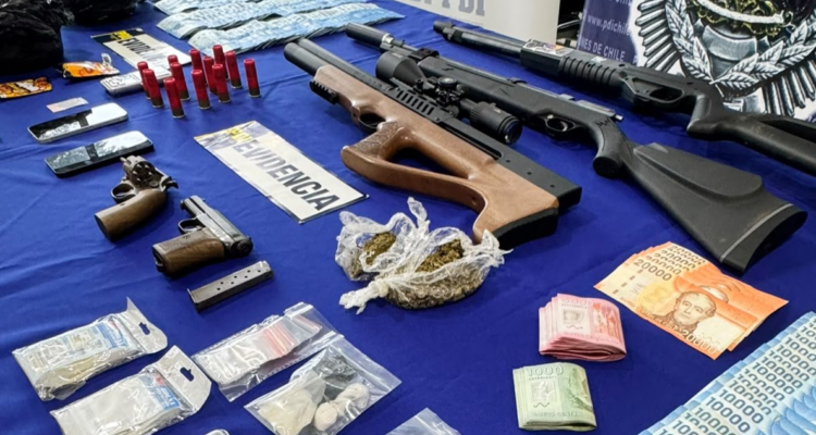 La Araucanía: PDI desbarata banda de narcotráfico en Victoria y detiene a pasajero de bus con cocaína