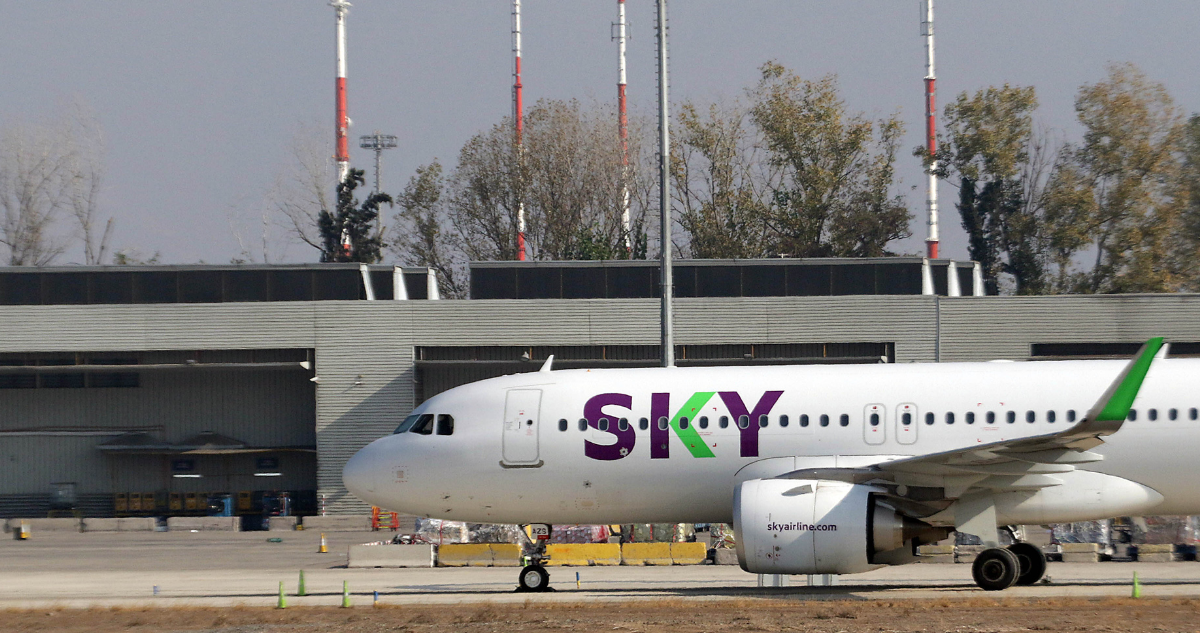 Desvían de emergencia a Mendoza dos vuelos de SKY que viajaban desde Santiago a Brasil