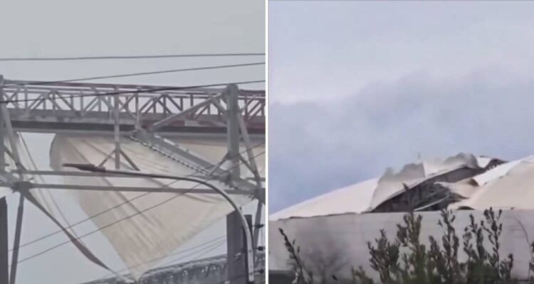 Estadios Germán Becker de Temuco y Nelson Oyarzún Arenas de Chillán sufren daños por sistema frontal