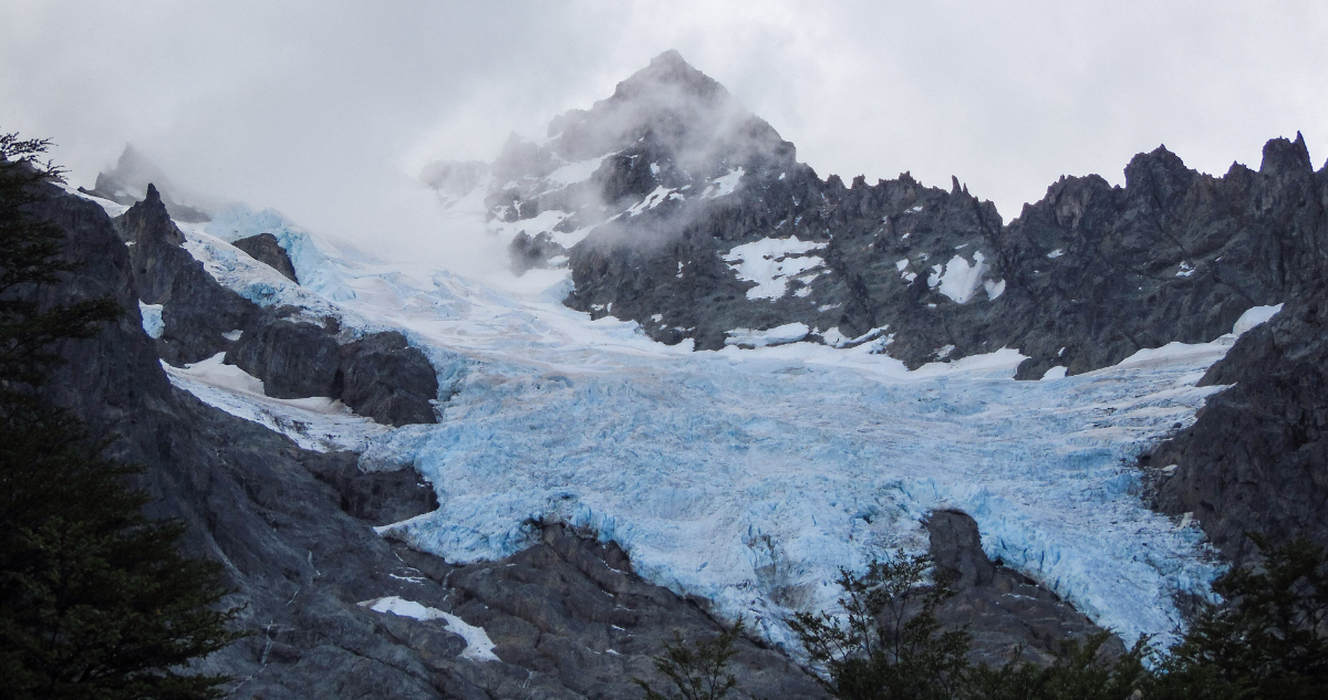Foto de los glaciares del Parque Nacional Cerro Castillo
