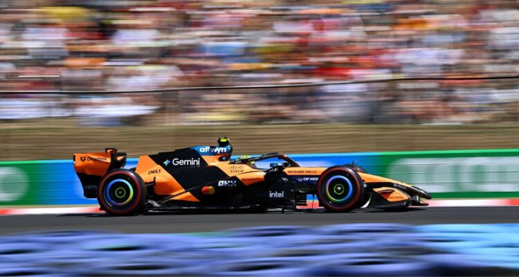 Lando Norris domina el último libre del GP de Hungría por delante de Hamilton y Antonelli