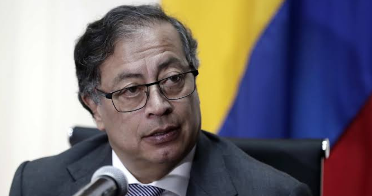 El presidente de Colombia, Gustavo Petro