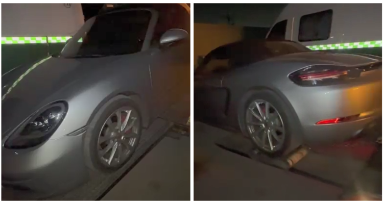 Hallan en Huechuraba el vehículo Porsche robado a Adriana Barrientos tras violento portonazo