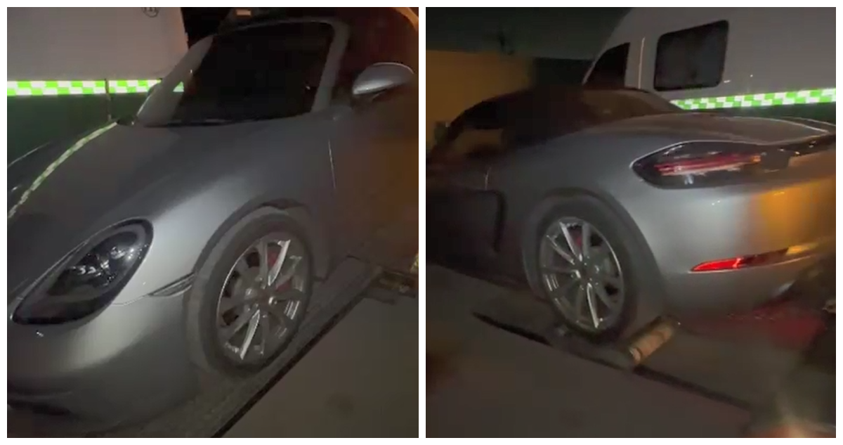 Hallan en Huechuraba el vehículo Porsche robado a Adriana Barrientos tras violento portonazo