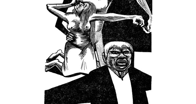 Ilustración de Los muchachos del Bar Pompeya, Osvaldo Salas.