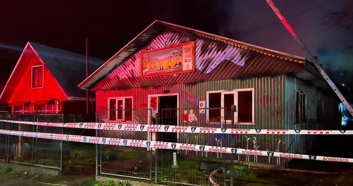 Un muerto en incendio en Lonquimay