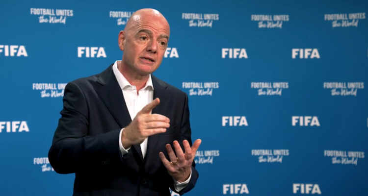 Infantino en comunicado de la FIFA