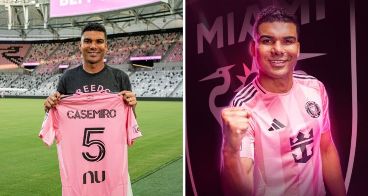 Casemiro fue presentado con polémica en el Inter Miami de la MLS.