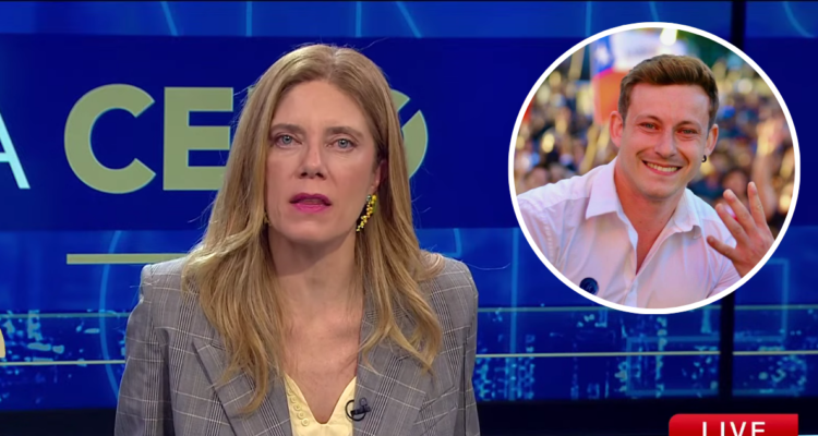 Mónica Rincón en CNN Chile e Ítalo Omegna