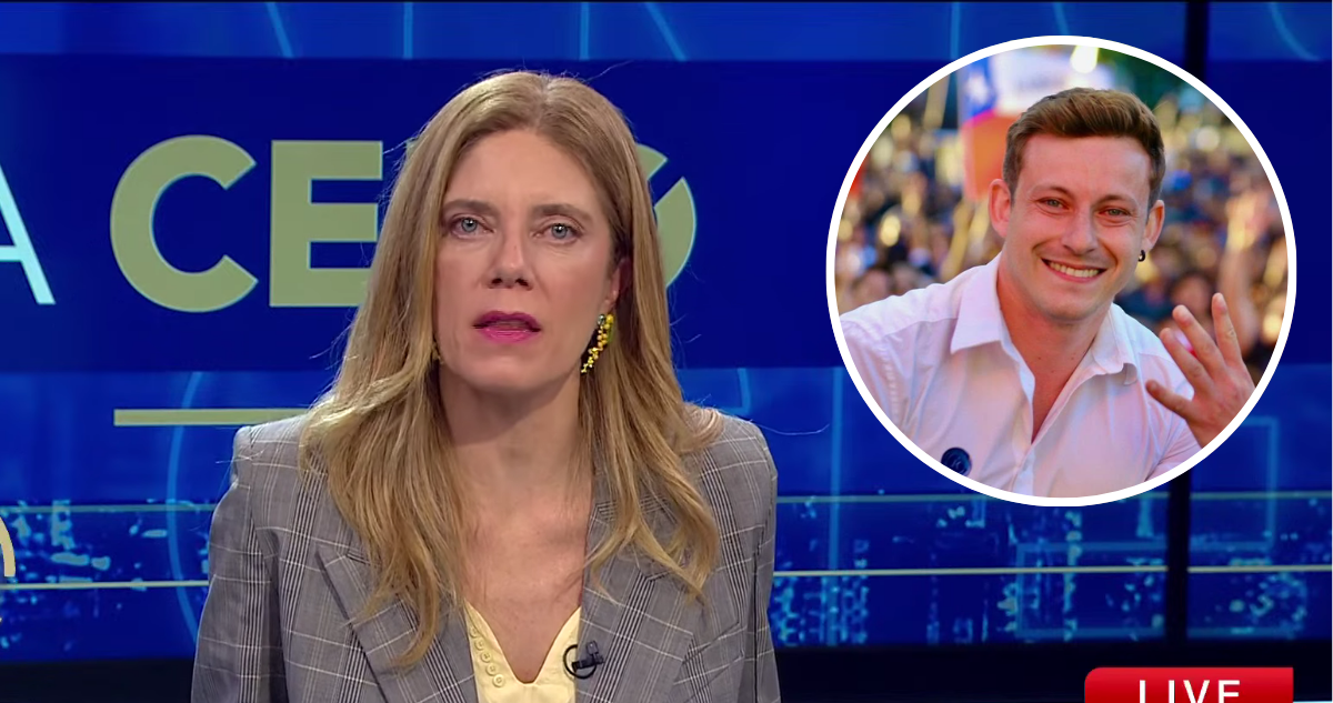 Mónica Rincón en CNN Chile e Ítalo Omegna