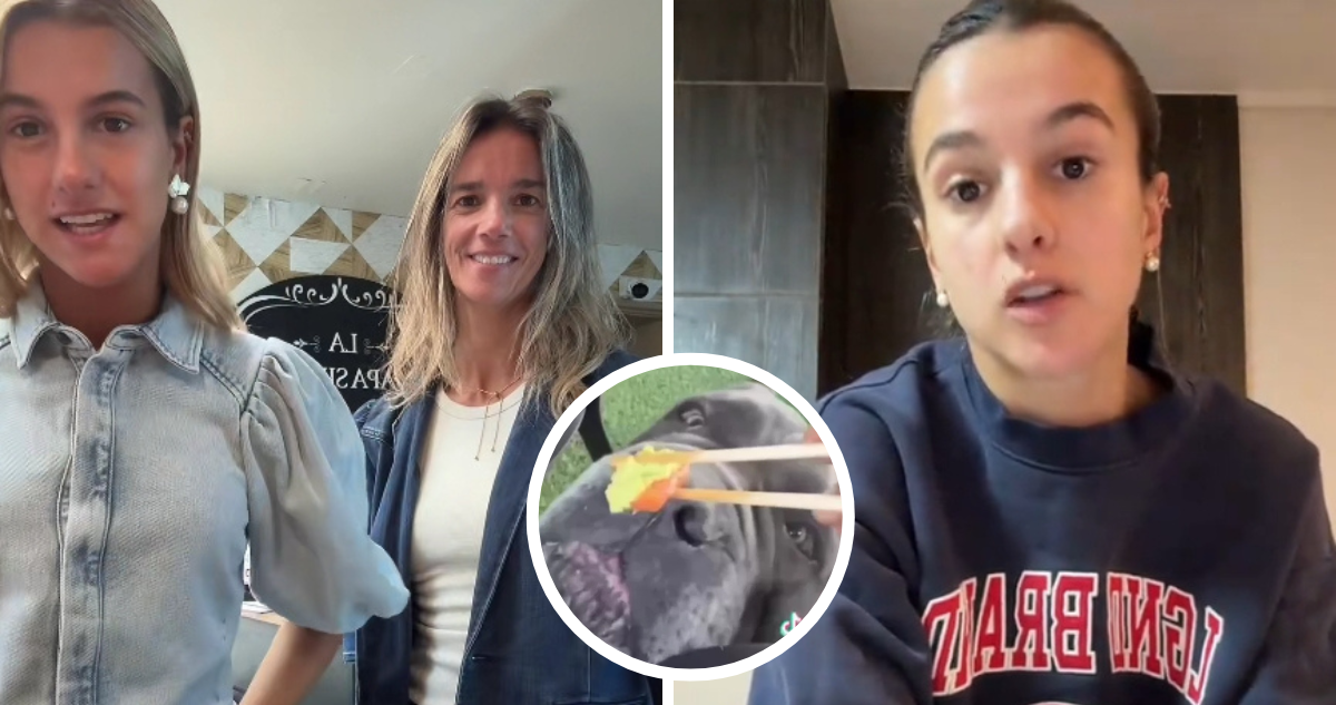 Madre de influencer defiende a su hija tras polémica por darle wasabi a su perro