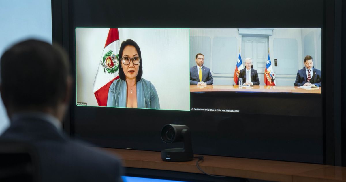Kast sostiene videollamada con Keiko Fujimori y confirma asistencia a cambio de mando en Perú