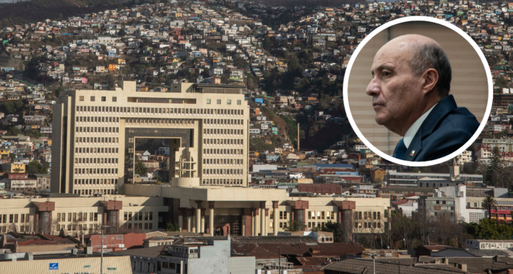 Congreso Nacional y foto del ministro Quiroz.