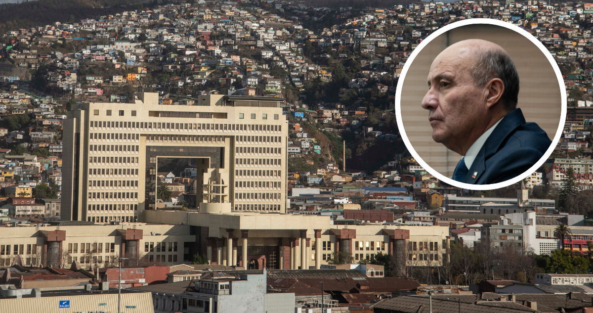 Congreso Nacional y foto del ministro Quiroz.