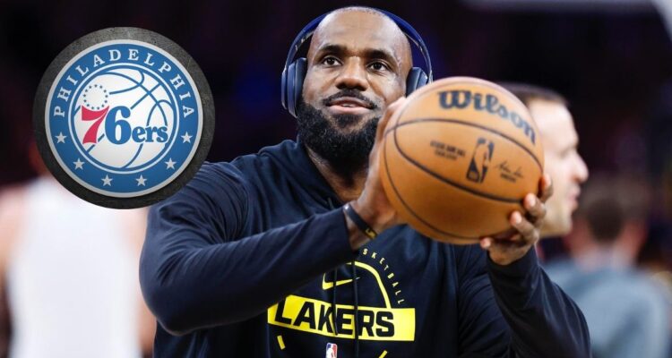 LeBron James NBA Sixers
