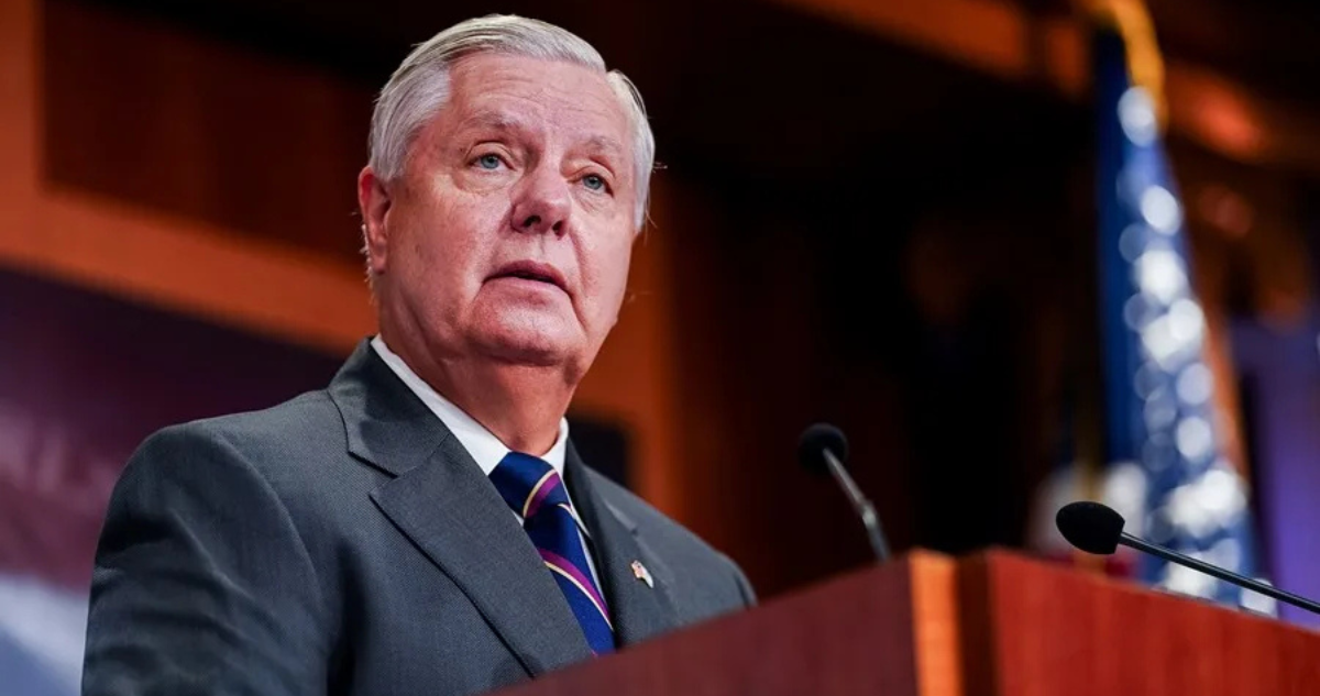 Fotografía de archivo del fallecido senador republicano Lindsey Graham