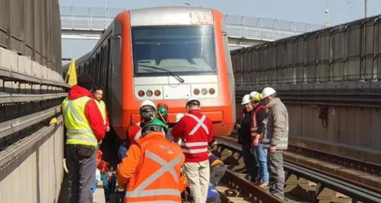 Línea 4A del Metro de Santiago se encuentra fuera de servicio por problemas técnicos