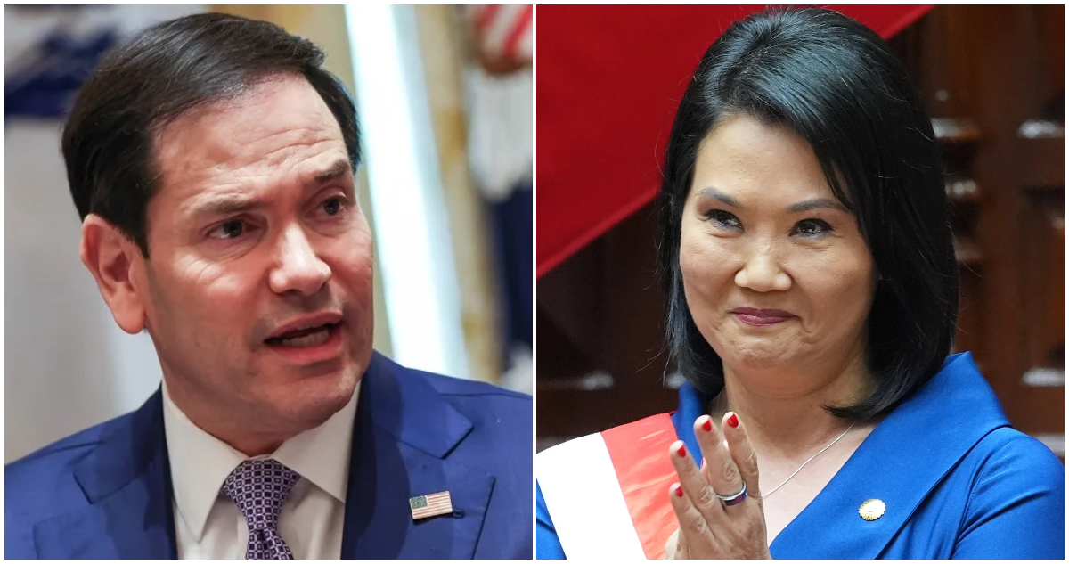Marco Rubio llama a Keiko Fujimori para felicitarla por asumir la presidencia de Perú