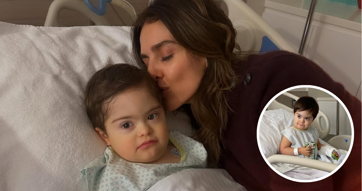 María Luisa Godoy junto a su hijo Domingo