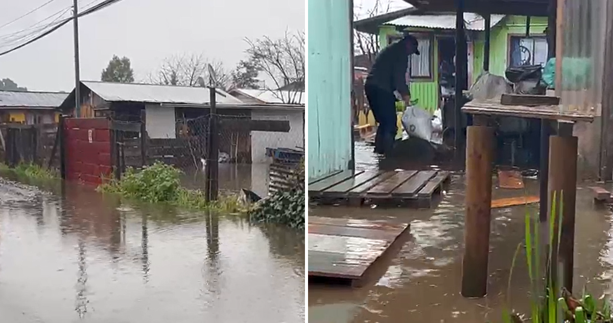 Más de 200 damnificados en La Unión tras sistema frontal: viviendas se encuentran inhabitables