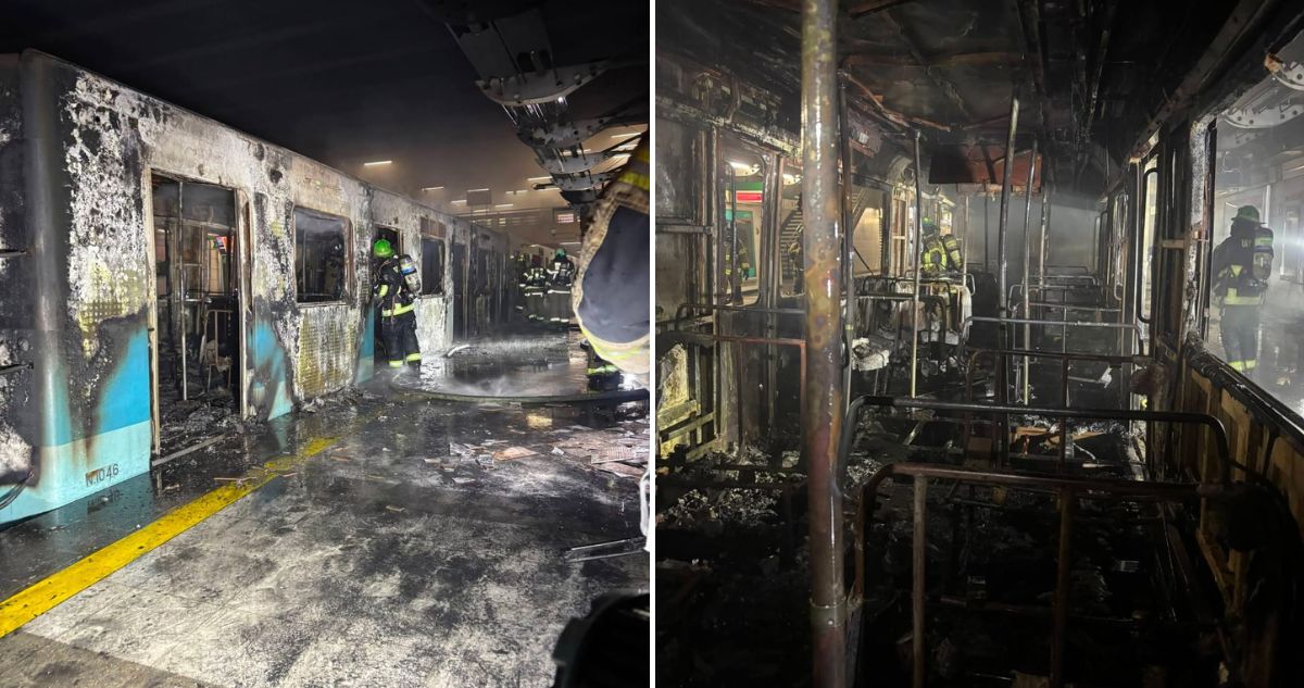 Metro confirma que tren incendiado es de los más antiguos y recién pasó por mantención mayor