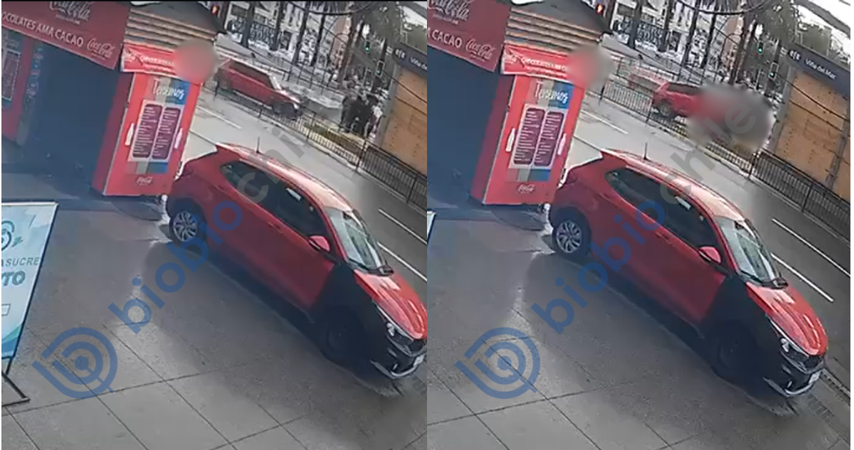 VIDEO | El momento en que auto termina en estación de Viña: una mujer falleció, 4 heridos y 1 detenido