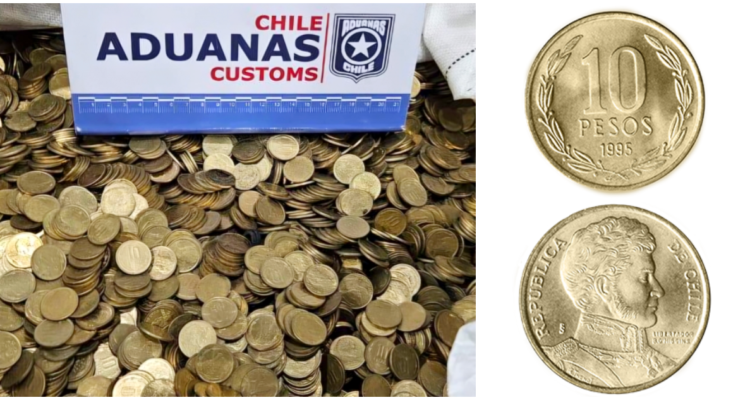 La intención encubierta tras los $10 millones en monedas de $10 que intentaron sacar de Chile a China