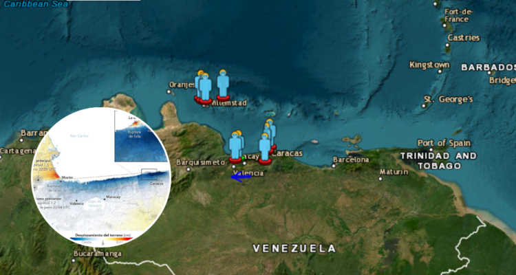 Una falla desplazó hasta 60 centímetros la superficie en Venezuela tras los terremotos, según la NASA