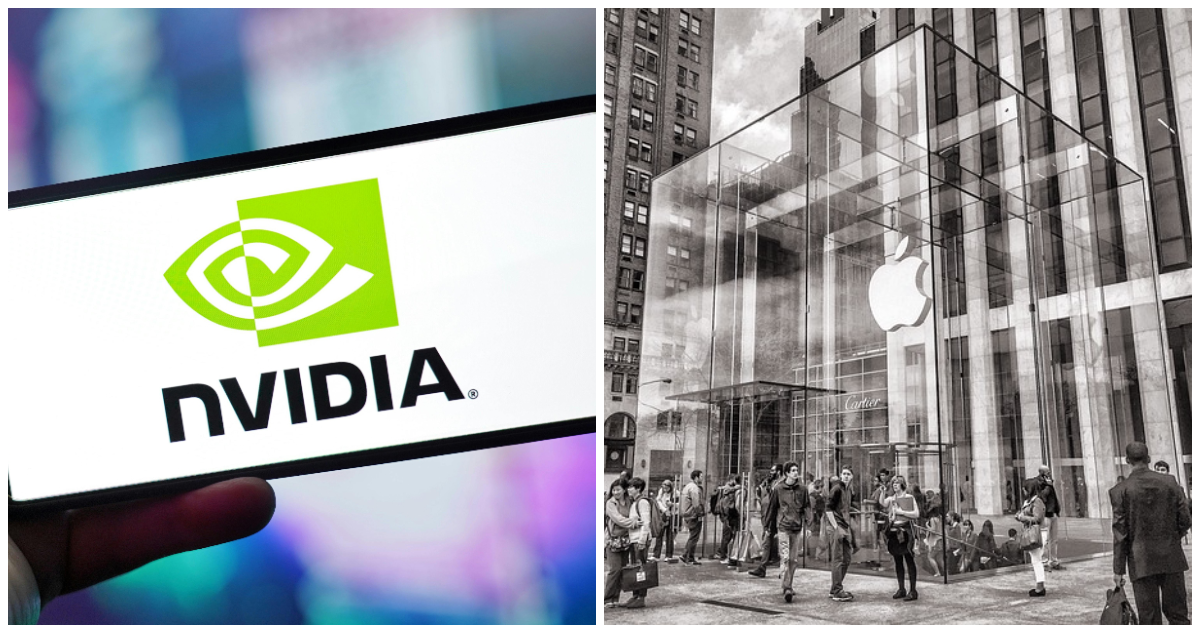 Apple le quita la corona a Nvidia en la bolsa