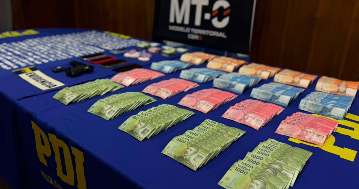 Operativo en tres regiones por tráfico de drogas