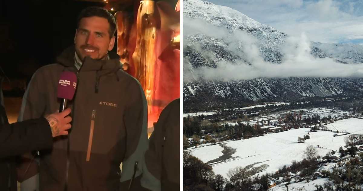 Pangal Andrade y Cajón del Maipo nevado