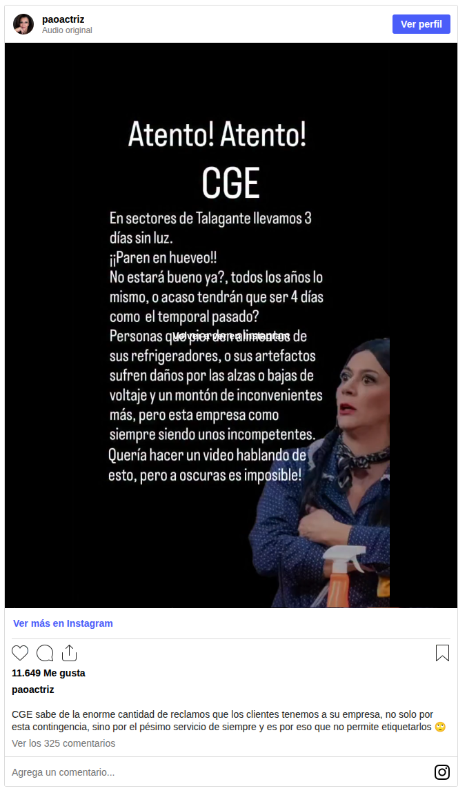 Paola Troncoso vs CGE