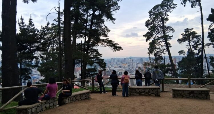Parque Metropolitano Cerro Caracol de Concepción sin guardias