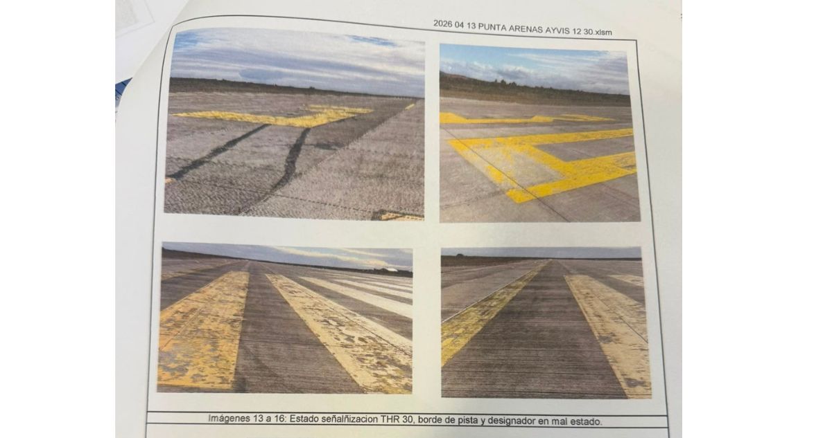 Imágenes dentro del informe de las pistas aeropuertos 