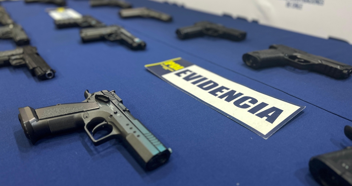 Robo de pistolas de aure comprimido