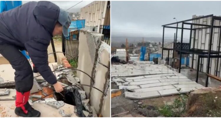 Poduje por caída de muros en El Olivar