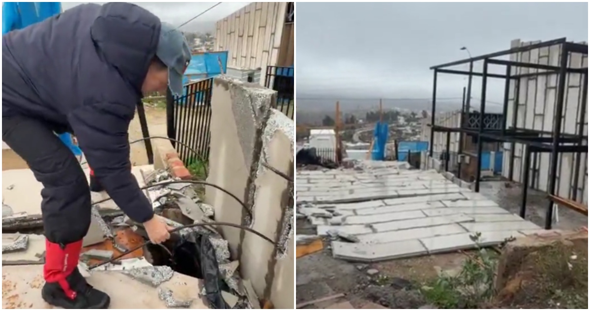 Poduje por caída de muros en El Olivar