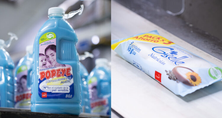 “Popeye” y “Giselle” son los primeros jabones y detergentes del mercado con el sello Marca Chile