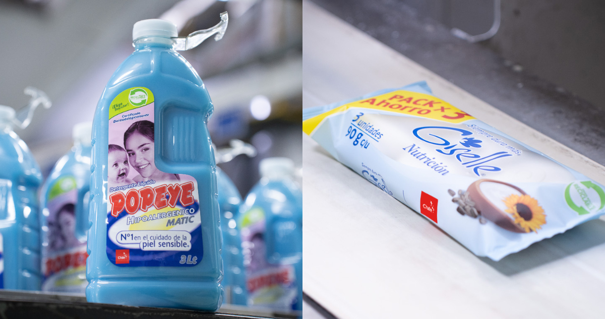 “Popeye” y “Giselle” son los primeros jabones y detergentes del mercado con el sello Marca Chile