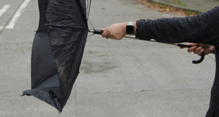 Rachas de viento en la región del Bío Bío