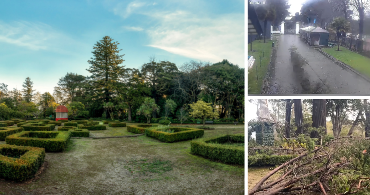 Reabren Parque Isidora Cousiño de Lota tras afectaciones por paso del sistema frontal