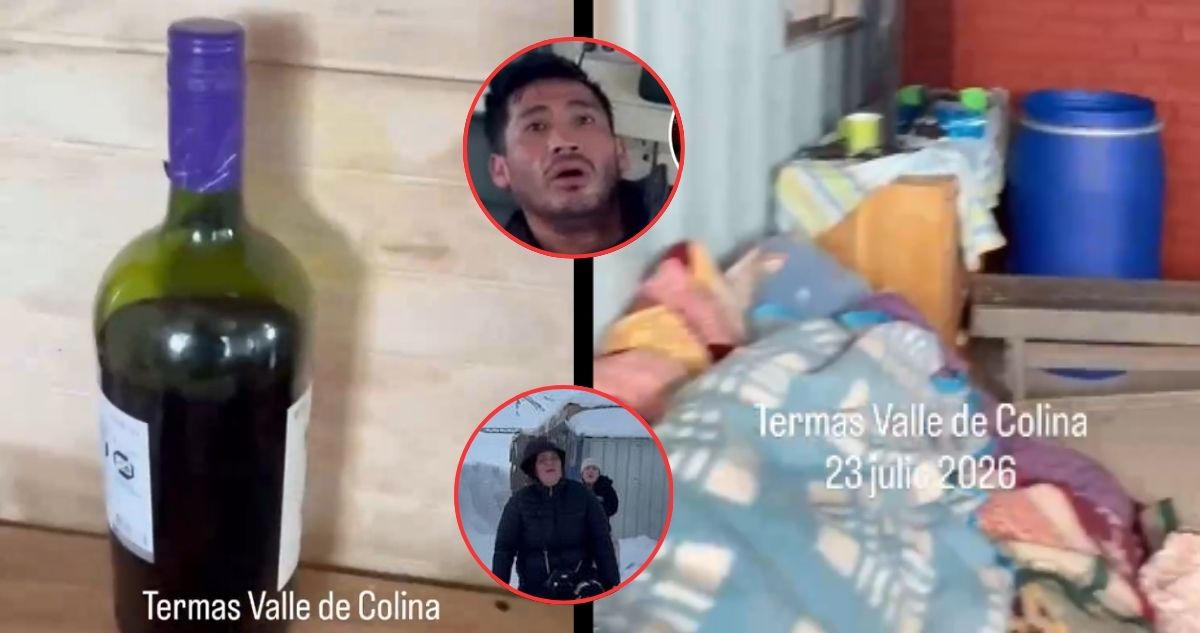 VIDEO | Pisco, vino y una olla con tallarines: Así quedó el refugio que salvó al “Chino” y compañía