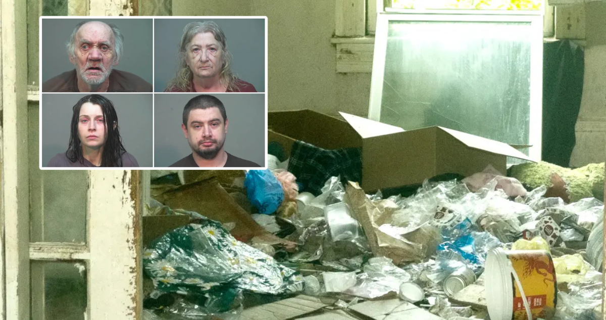 Revelan imágenes de las inhumanas condiciones en la que vivían 16 niños “salvajes” en casa de EEUU