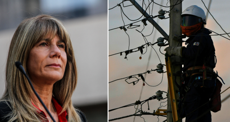 Cortes de luz: ministra Rincón señala que reposición será más lenta por seguridad de las cuadrillas