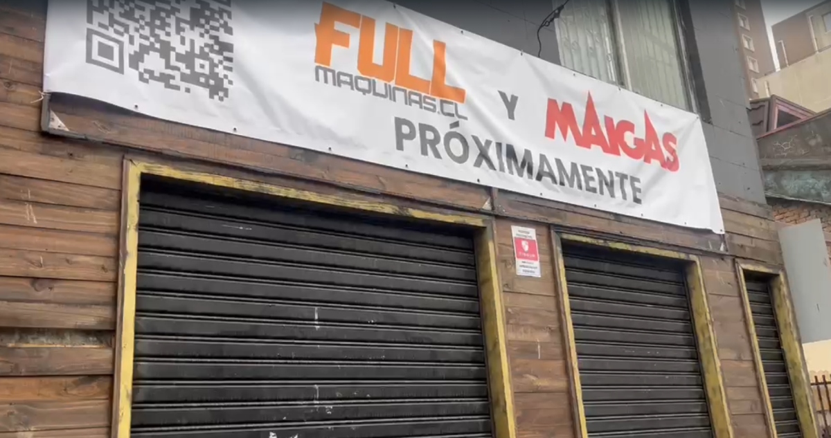 Robo en local Fullmaquinas en Concepción