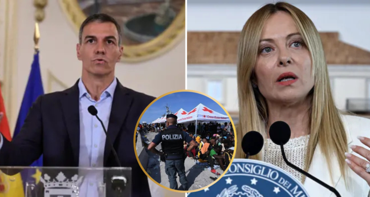 Sánchez contesta reclamos y asegura que Italia "duplica" los ingresos irregulares en relación a España